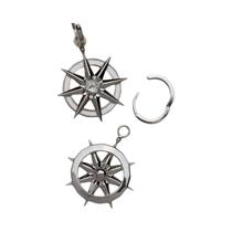 Pingentes De Estrela Baldur's Gate Para Cosplay, Brincos De Aço Titânio, Acessórios De Joias Pingentes De Estrela Baldur's Gate Para Cosplay, Brincos De Aço Titânio, Acessórios De Joias