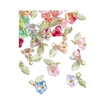 Pingentes De Flores Em 6 Cores, 30 Peças Com Acessórios Dourados Para Mulheres, DIY Em Joalheria, Pingentes De Flores Em 6 Cores, 30 Peças Com Acessórios Dourados Para Mulheres, DIY Em Joalheria,