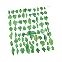 Pingentes De Folha De Acrílico Sortidos De 50g, 3 Cores, Componentes Para Artesanato DIY Para