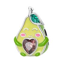 Pingentes De Frutas Em Prata Esterlina 925 Para Mulheres, Beads De Abacate, Banana E Tomate, DIY Pingentes De Frutas Em Prata Esterlina 925 Para Mulheres, Beads De Abacate, Banana E Tomate, DIY