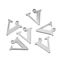 Pingentes De Letras Em Aço Inoxidável 26 Letras 50pcs Colar Pulseira Brinco DIY Joias Com Nome