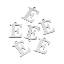 Pingentes De Letras Em Aço Inoxidável 26 Letras 50pcs Colar Pulseira Brinco DIY Joias Com Nome