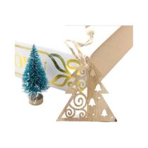Pingentes De Madeira Vintage De Natal 6PCS Ornamentos Ocos Para Decoração De Árvore DIY Pintura