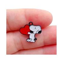 Pingentes De Metal Esmaltado De Cães De Desenho Animado E Anime, 10 Peças, Para Joias DIY E