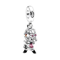 Pingentes De Minnie Mouse E Rocket Raccoon Em Prata 925 Para Pulseiras E Acessórios De Joias