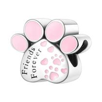 Pingentes De Osso De Patinha De Bulldog Francês Em Prata 925 Para Joias DIY E Pulseiras