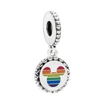 Pingentes De Prata 925 Da Disney Mickey Minnie Stitch Para Pulseiras DIY Joias Femininas