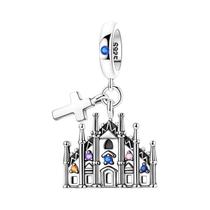 Pingentes De Prata Esterlina 925 Em Forma De Torre Eiffel Para Pulseiras DIY Joias Lembranças