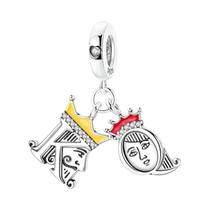 Pingentes De Prata Esterlina 925 Para Mulheres, Charms De Médusa Mãe, Compatíveis Com Pulseira De