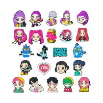 Pingentes De PVC Coloridos De Personagens De Desenho Animado Para Crocs, Sapatos De Jardim,