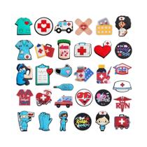Pingentes De PVC Com Tema De Médicos E Enfermeiros, 32 Peças, Acessórios Médicos Para Decoração De Pingentes De PVC Com Tema De Médicos E Enfermeiros, 32 Peças, Acessórios Médicos Para Decoração De