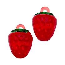 Pingentes De Resina Em Formato De Frutas (Morango, Cereja, Maçã) - 10/18 Peças Para Pulseiras, Pingentes De Resina Em Formato De Frutas (Morango, Cereja, Maçã) - 10/18 Peças Para Pulseiras,