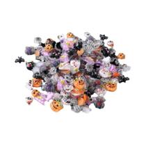Pingentes De Resina Para Unhas De Halloween, Com Desenhos Fofos De Abóbora, Morcego, Fantasma, Múmia