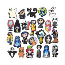 Pingentes De Sapato Coraline Secret Door Cartoon, Conjunto De 5-25 Peças, Decoração DIY Para Crocs
