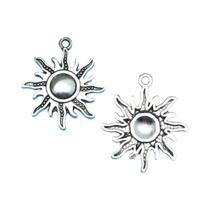 Pingentes De Sol Em Liga De Zinco De Cores Mistas 47 Peças Para Fazer Joias DIY Brincos Colares