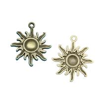 Pingentes De Sol Em Liga De Zinco De Cores Mistas 47 Peças Para Fazer Joias DIY Brincos Colares