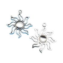 Pingentes De Sol Em Liga De Zinco De Cores Mistas 47 Peças Para Fazer Joias DIY Brincos Colares