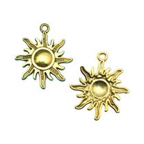 Pingentes De Sol Em Liga De Zinco De Cores Mistas 47 Peças Para Fazer Joias DIY Brincos Colares