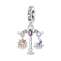 Pingentes De Tarô Sol, Lua E Estrelas Em Prata Esterlina 925 Para Pulseiras DIY Femininas