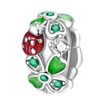 Pingentes De Trevo Da Sorte Em Prata 925 De 3mm Para Mulheres, Compatíveis Com Pulseiras E Colares,