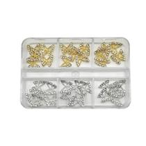 Pingentes De Unha Com Zircônia Borboleta, Cristais De Luxo, Strass, Diamante, Acessórios De