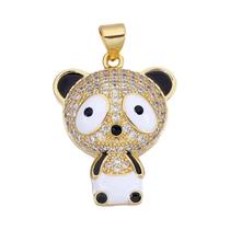 Pingentes De Urso Banhados a Ouro 18K Juya Para DIY, Joias Para Mulheres E Crianças, Presente De