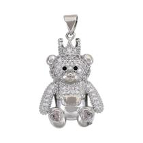 Pingentes De Urso Banhados a Ouro 18K Juya Para DIY, Joias Para Mulheres E Crianças, Presente De