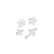 Pingentes Diversos Acrílico Transparente 8x15mm 1000pçs 100g Pingentes Diversos Acrílico Transparente 8x15mm 1000pçs 100g