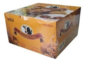 PINGO DE OURO DOCE DE LEITE COM NOZES 22,5g CAIXA COM 40 UNIDADES ICEALI