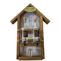 Pingometro Amadeirado Decorativo - Chalé Turma Da Cachaça