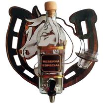 Pingômetro de Parede Cavalo e Ferradura da Sorte Decorativa