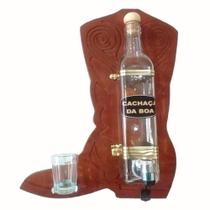 Pingometro De Parede Em Madeira Decorativa Bota Country