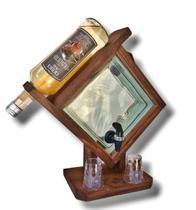 Pingometro de Tijolo de Vidro Suporte Garrafa 2 Copos Shot 70ml