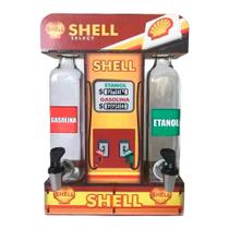 Pingometro Duplo Posto de Combustível Parede Decor - Shell