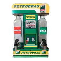 Pingometro Duplo Posto De Combustível Parede - Petrobras Br - Retrofenna Decor
