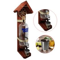 Pingômetro Favorito Artesanal Garrafa Vidro Para Cachaça Bebida Decoração RA070