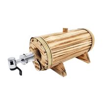 Pingometro Formato Barril Garrafa Vidro 1 Litro Para Decoração Bebida RES1L