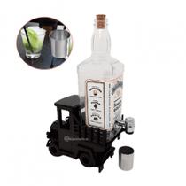 Pingometro Jack Formato Carroça Garrafa Vidro 1 Litro Para Bebida Decoração JAFEN
