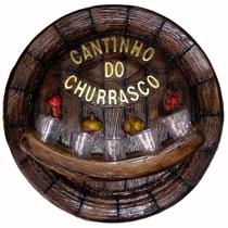 Pingometro Tampa De Barril Decor - Cantinho Do Churrasco