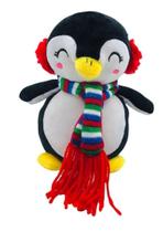 Pinguim Boneco De Pelúcia Enfeite De Natal Algodão Macio - Fizzy