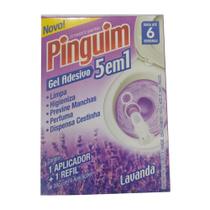 Pinguim Gel Adesivi 5em1 Lavanda Detergente Sanitário Pinguim Gel Adesivi 5em1 Lavanda Detergente Sanitário