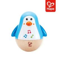 Pinguim Musical Sensorial Balançante Premium Com Movimento e Som Suave Hape