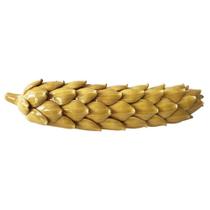 Pinha Decorativa Amarela 29cm BTC