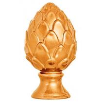 Pinha Decorativa Encanto em Cerâmica - Dourada - Retrofenna