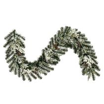 Pinha mista Garland Vickerman Frosted Berry 180 cm com luz