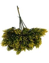 Pinha pick artificial 6 hastes (19cm) - verde/amarelo Pinha pick artificial 6 hastes (19cm) - verde/amarelo