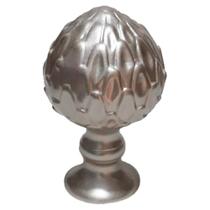 Pinha - Pinhão Tropical Elegance em Cerâmica Decorativa - Prata Pinha - Pinhão Tropical Elegance em Cerâmica Decorativa - Prata