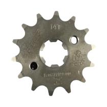 Pinhão 14 Dentes Aço 1045 Biz 110i Pop 100 Ybr Factor 125 Ybr 125 Yes 125 Envio Imediato