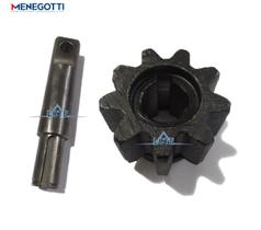 Pinhão e Eixo do Volante para Betoneira 600L Menegotti