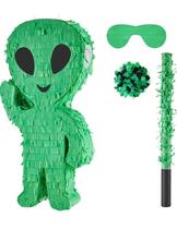 Pinhata Alien 02, com bastão, tapa olhos e confetes